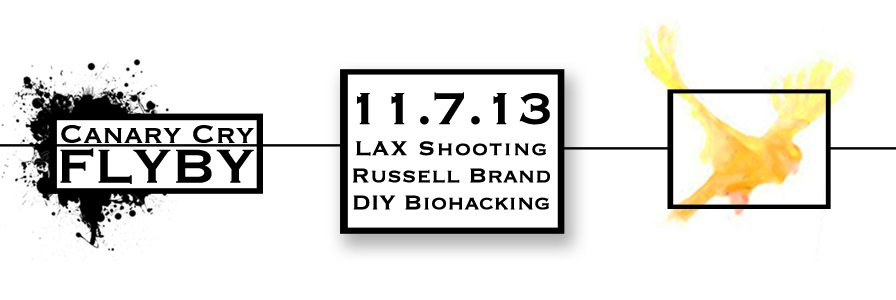 FLYBY: LAX Shooting, Russell Brand & DIY Biohacking 11.7.13